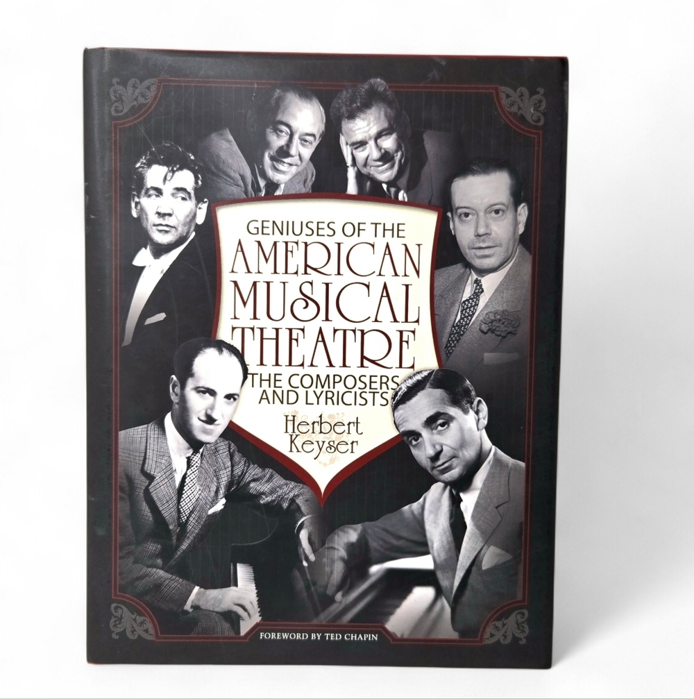 Geniuses Of America Music Theatre Coffee Table Book.